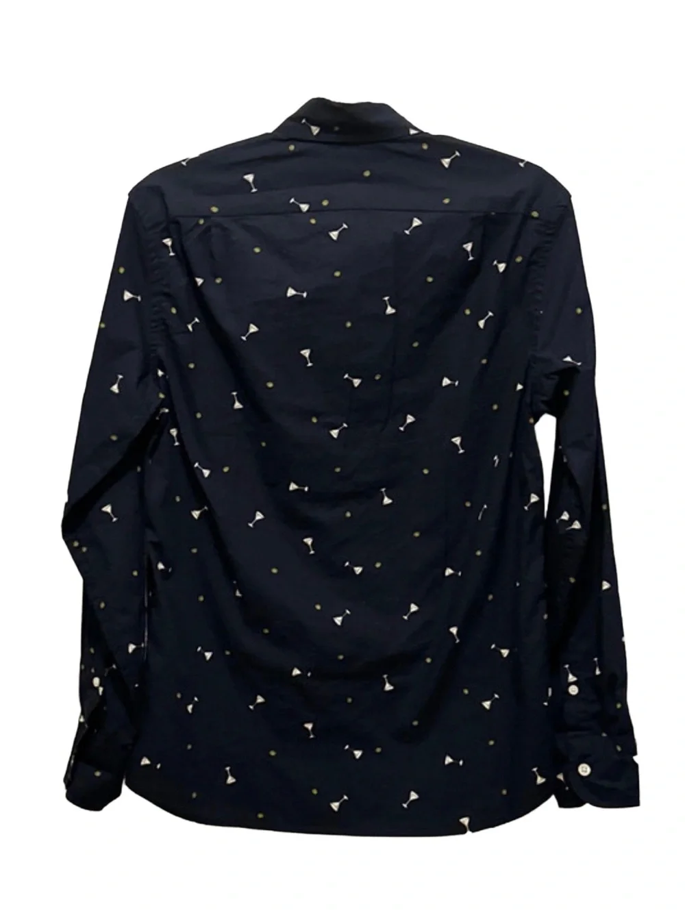 J. Crew Navy Martini Glass Print Button-Down Shirt